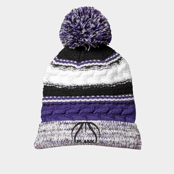 Plank Basketball Pom-Pom Beanie Thumbnail