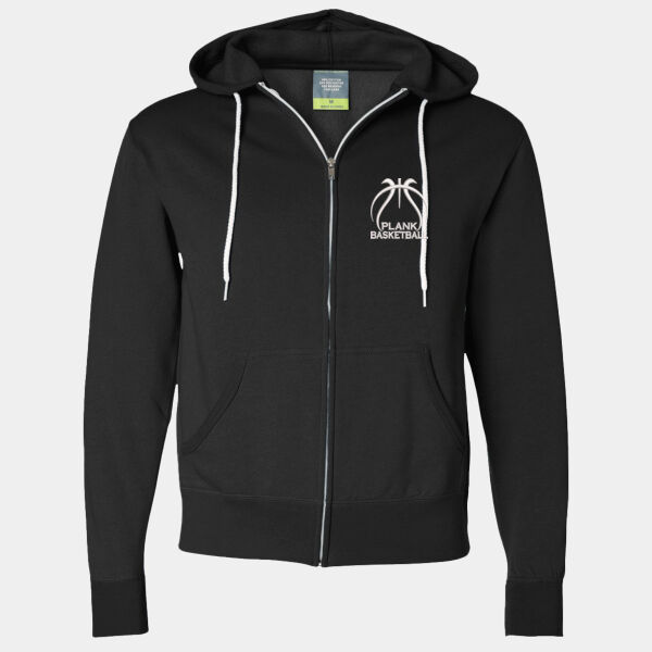 Plank Basketball Lightweight Full-Zip Hooded Sweatshirt Thumbnail