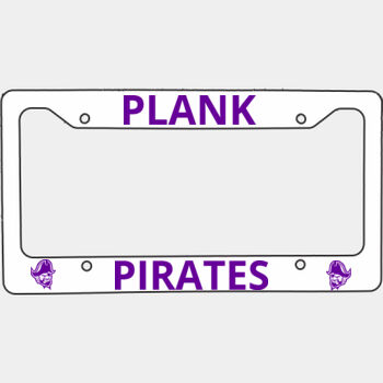 Plank Aluminum License Plate Frame Thumbnail