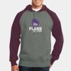 Raglan Colorblock Pullover Hooded Sweatshirt Thumbnail